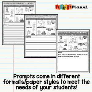 Fractured Fairy Tale Picture Writing Prompts | Writing Prompts with ...