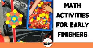 Math Activities for Early Finishers with Free Pattern Block Challenge Mats