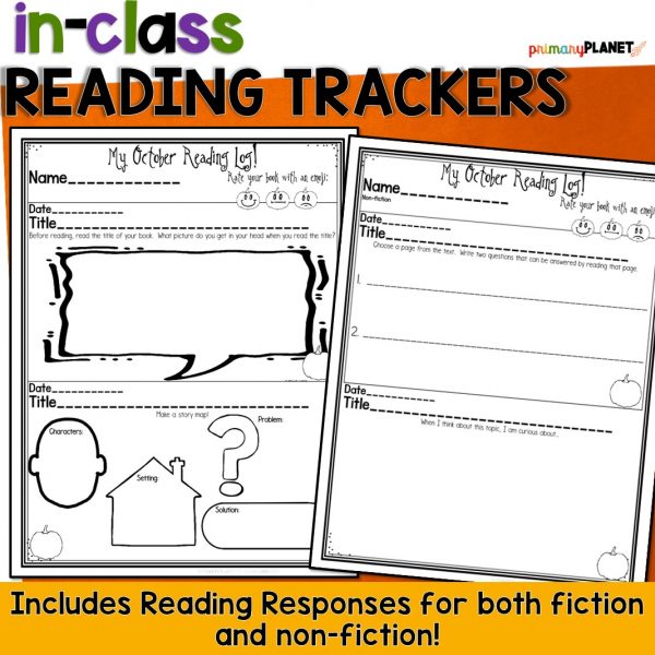 in-class reading trackers