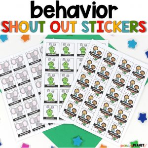 Image of Super Adorable Classroom Rewards - Behavior Shout-Out Stickers for Classroom Management!
