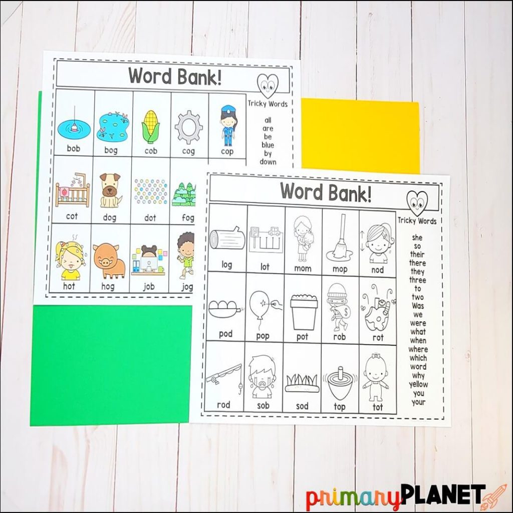 NEW! Short O CVC Words Writing Prompts with Pictures - Phonics ...