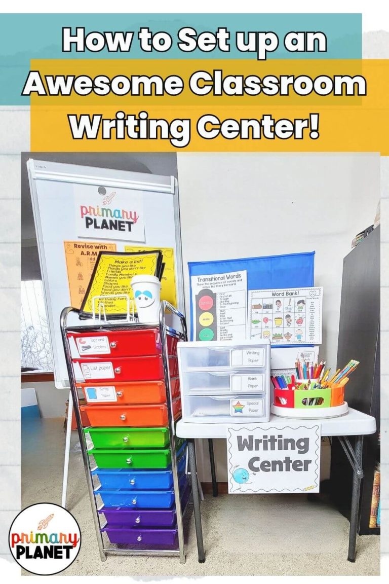 How to Set up an Awesome Classroom Writing Center. Simple and Fun ...