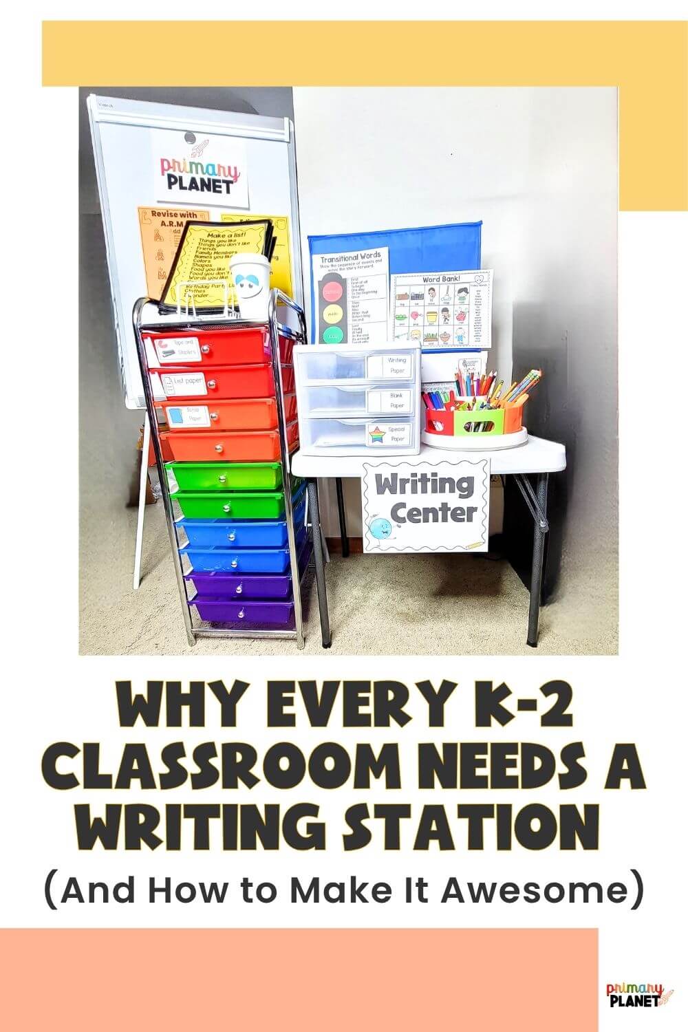 Why Every K-2 Classroom Needs a Writing Station (And How to Make It ...