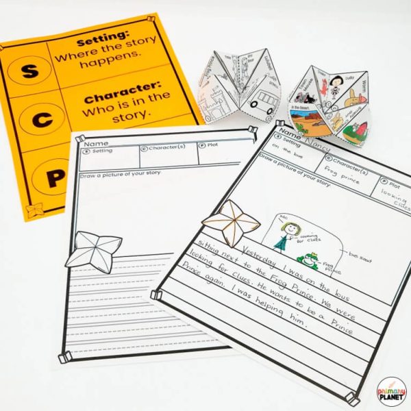 Story Book Picture Writing Prompt Cootie Catchers