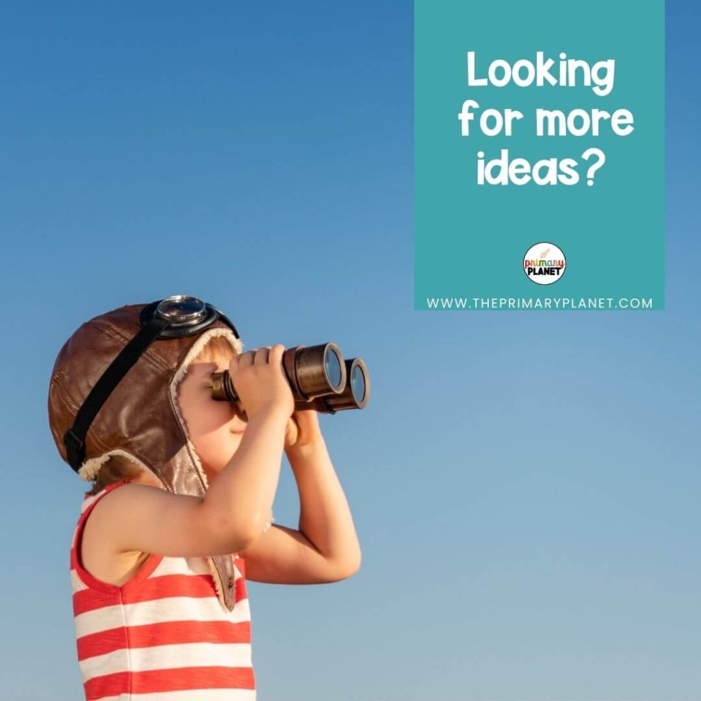 Image of student with binoculars. Text: Looking for More Ideas?