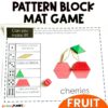 Pattern Block Patterns Mats - Fruit Pattern Block Pictures - Math Games ...