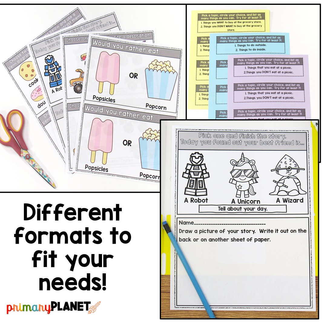 Creative Writing Prompts for May and June - Fun Summer Picture Story Starters for Kids - Image 2