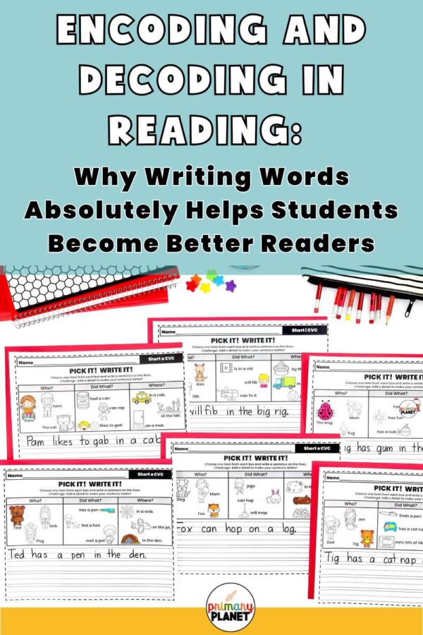 Encoding and Decoding in Reading: Why Writing Words Absolutely Helps ...
