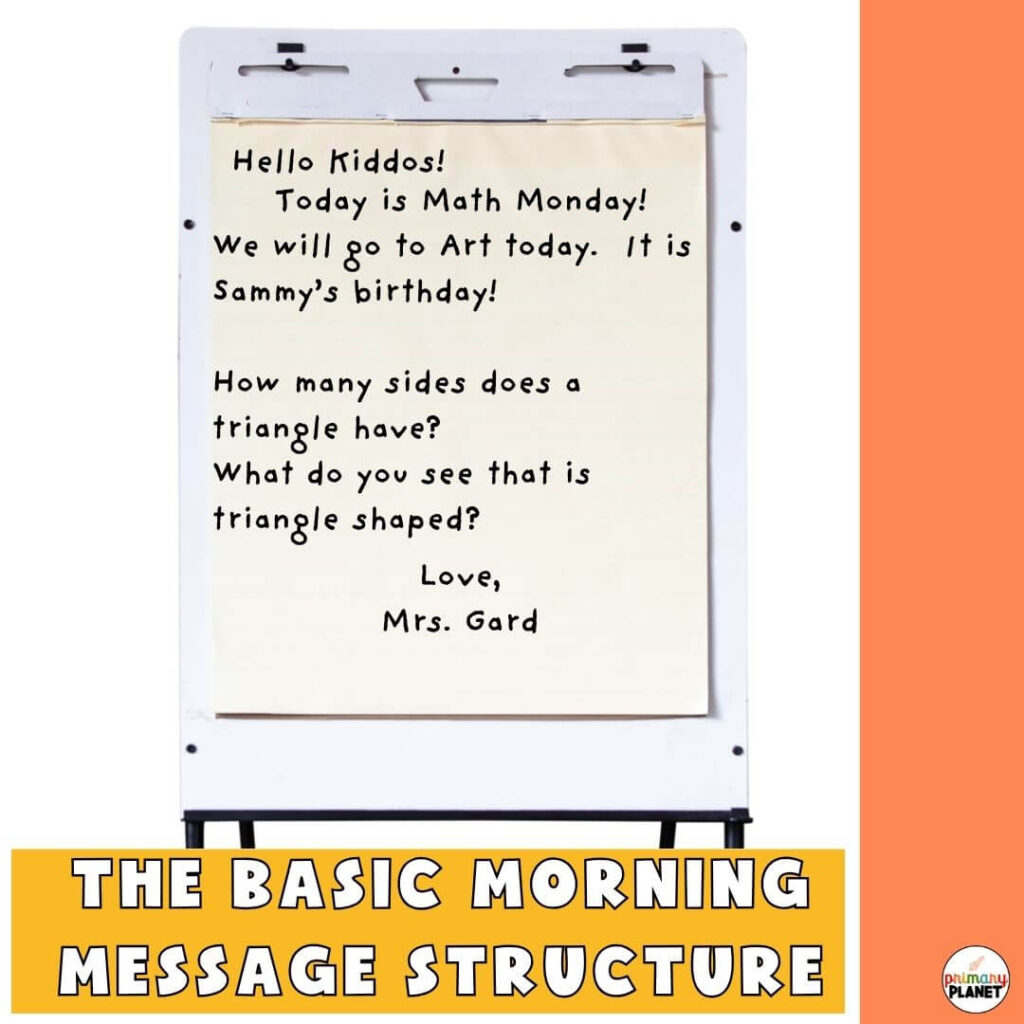 The Basic Morning Message Structure